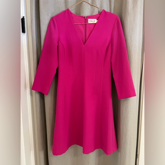 Eliza J Hot Pink Cocktail Dress Size 6 - Picture 1 of 5